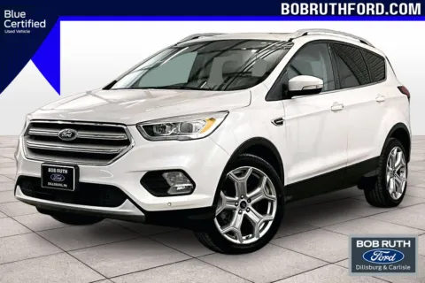 White 2019 Ford Escape Titanium for sale in Dillsburg, PA