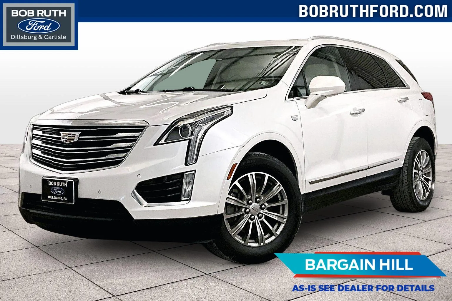 White 2019 Cadillac XT5 Luxury FWD for sale in Dillsburg, PA