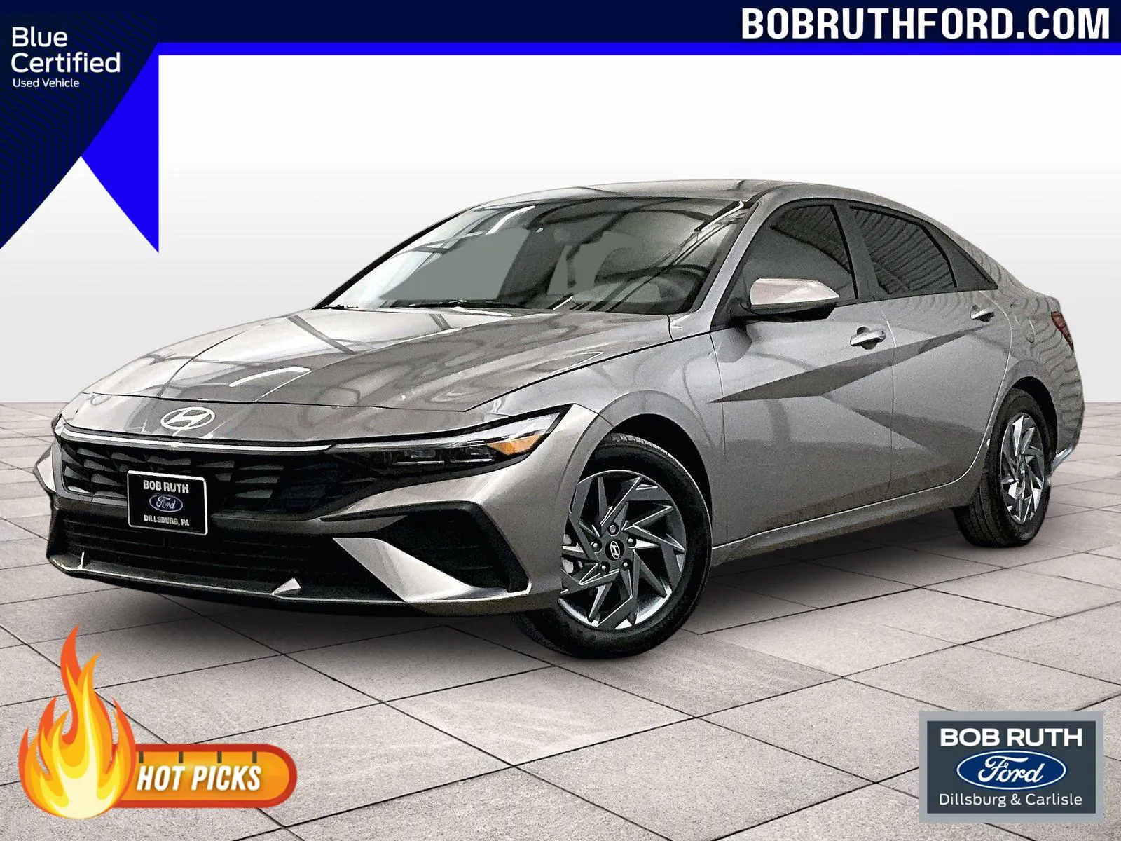 Gray 2025 Hyundai Elantra Hybrid Blue for sale in Dillsburg, PA