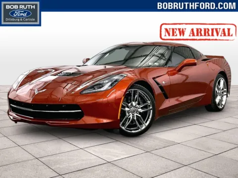 Orange 2015 Chevrolet Corvette Z51 1LT for sale in Dillsburg, PA