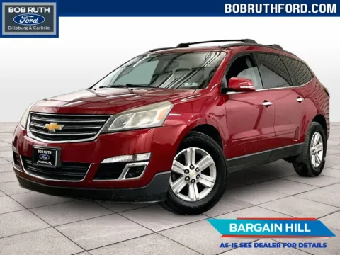 Red 2013 Chevrolet Traverse LT for sale in Dillsburg, PA