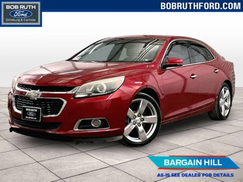 Red 2014 Chevrolet Malibu LTZ for sale in Dillsburg, PA