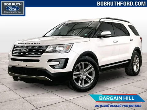 White 2017 Ford Explorer Limited for sale in Dillsburg, PA