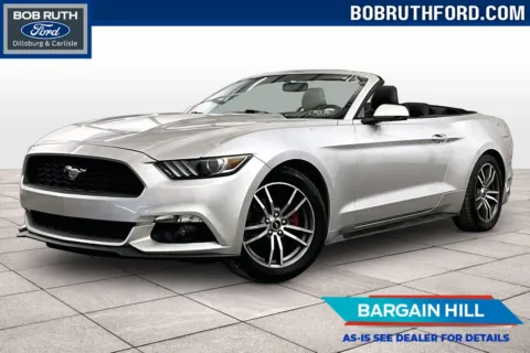 Silver 2016 Ford Mustang EcoBoost Premium for sale in Dillsburg, PA