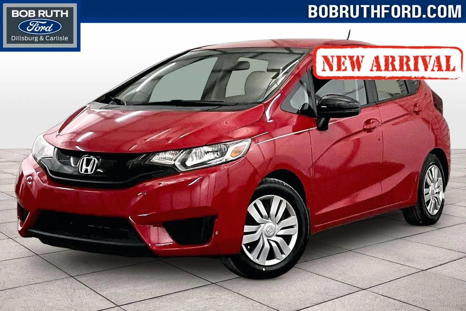 Red 2016 Honda Fit LX for sale in Dillsburg, PA