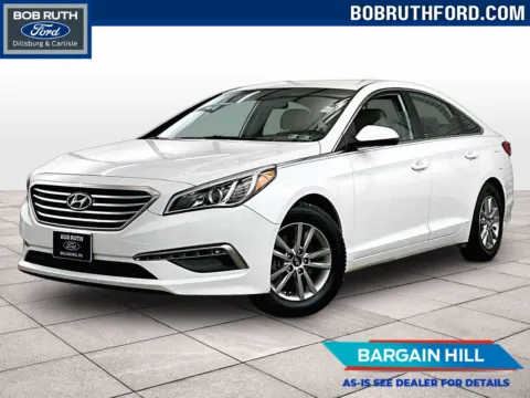 White 2015 Hyundai Sonata 2.4L SE for sale in Dillsburg, PA