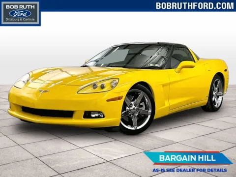 Yellow 2007 Chevrolet Corvette for sale in Dillsburg, PA