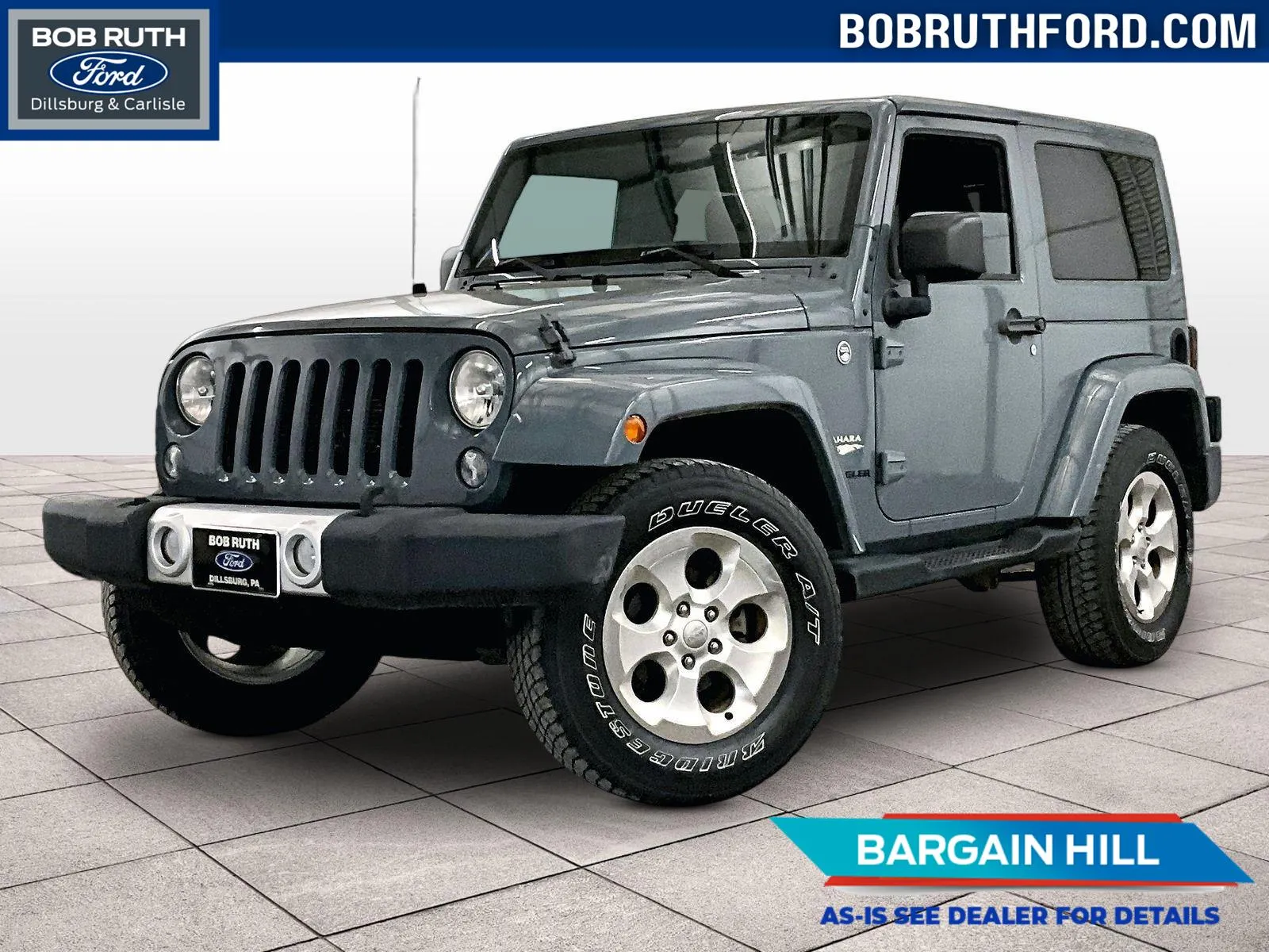 Gray 2014 Jeep Wrangler Sahara for sale in Dillsburg, PA