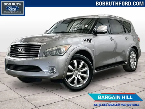 Gray 2014 INFINITI QX80 for sale in Dillsburg, PA