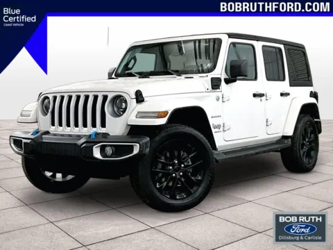 White 2023 Jeep Wrangler 4xe Sahara for sale in Dillsburg, PA