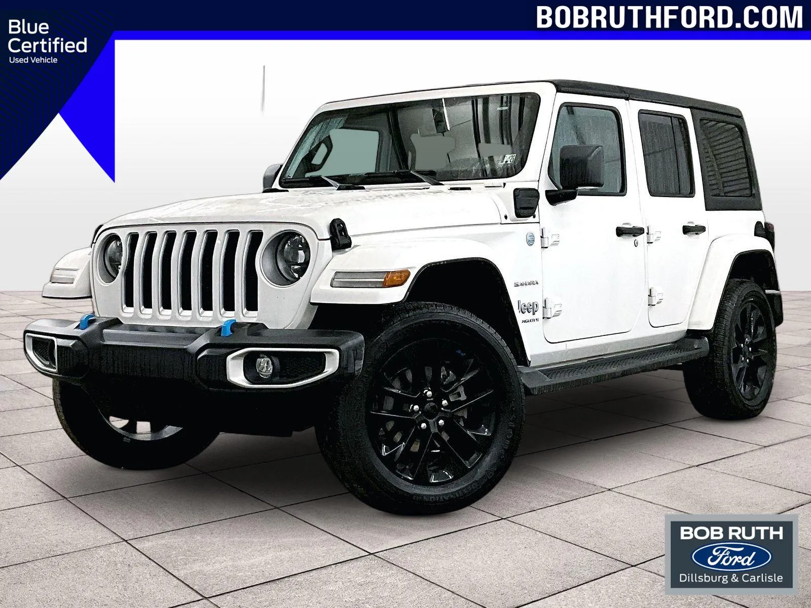 White 2023 Jeep Wrangler 4xe Sahara for sale in Dillsburg, PA