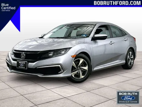 Silver 2020 Honda Civic Sedan LX for sale in Dillsburg, PA