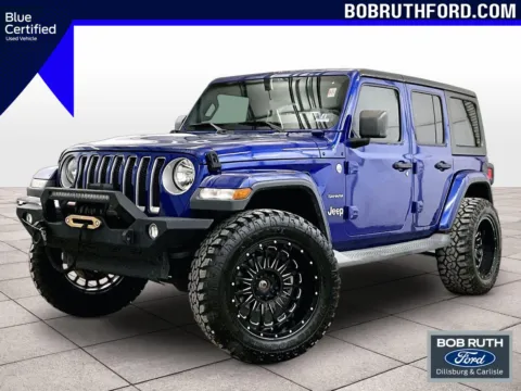 Blue 2019 Jeep Wrangler Unlimited Sahara for sale in Dillsburg, PA