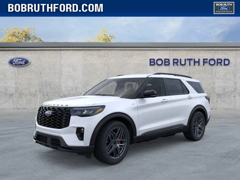 White 2026 Ford Explorer ST-Line for sale in Dillsburg, PA
