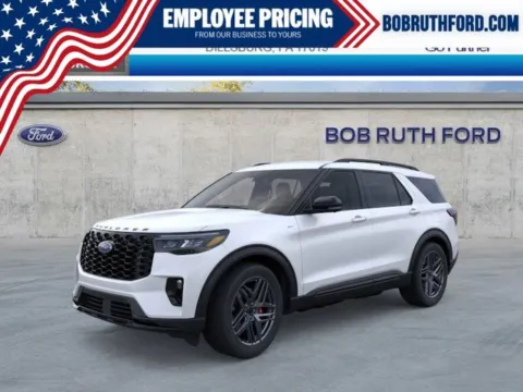 White 2026 Ford Explorer ST-Line for sale in Dillsburg, PA