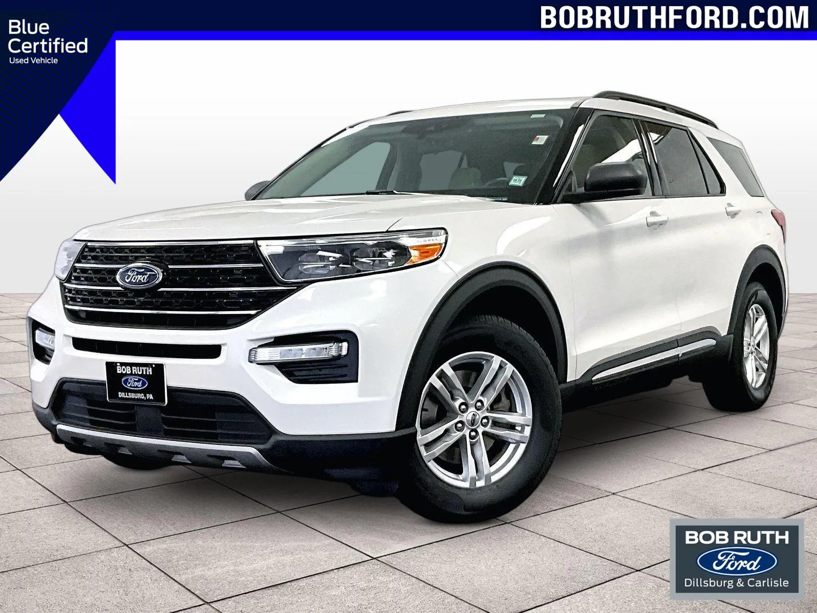 White 2020 Ford Explorer XLT for sale in Dillsburg, PA