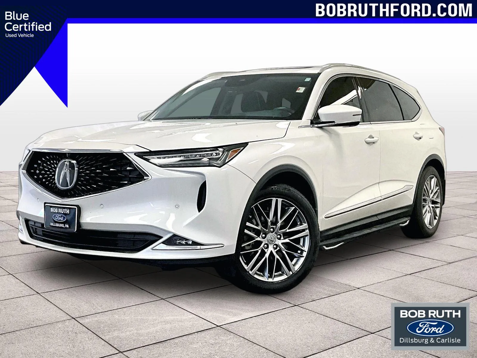 White 2022 Acura MDX w/Advance Package for sale in Dillsburg, PA