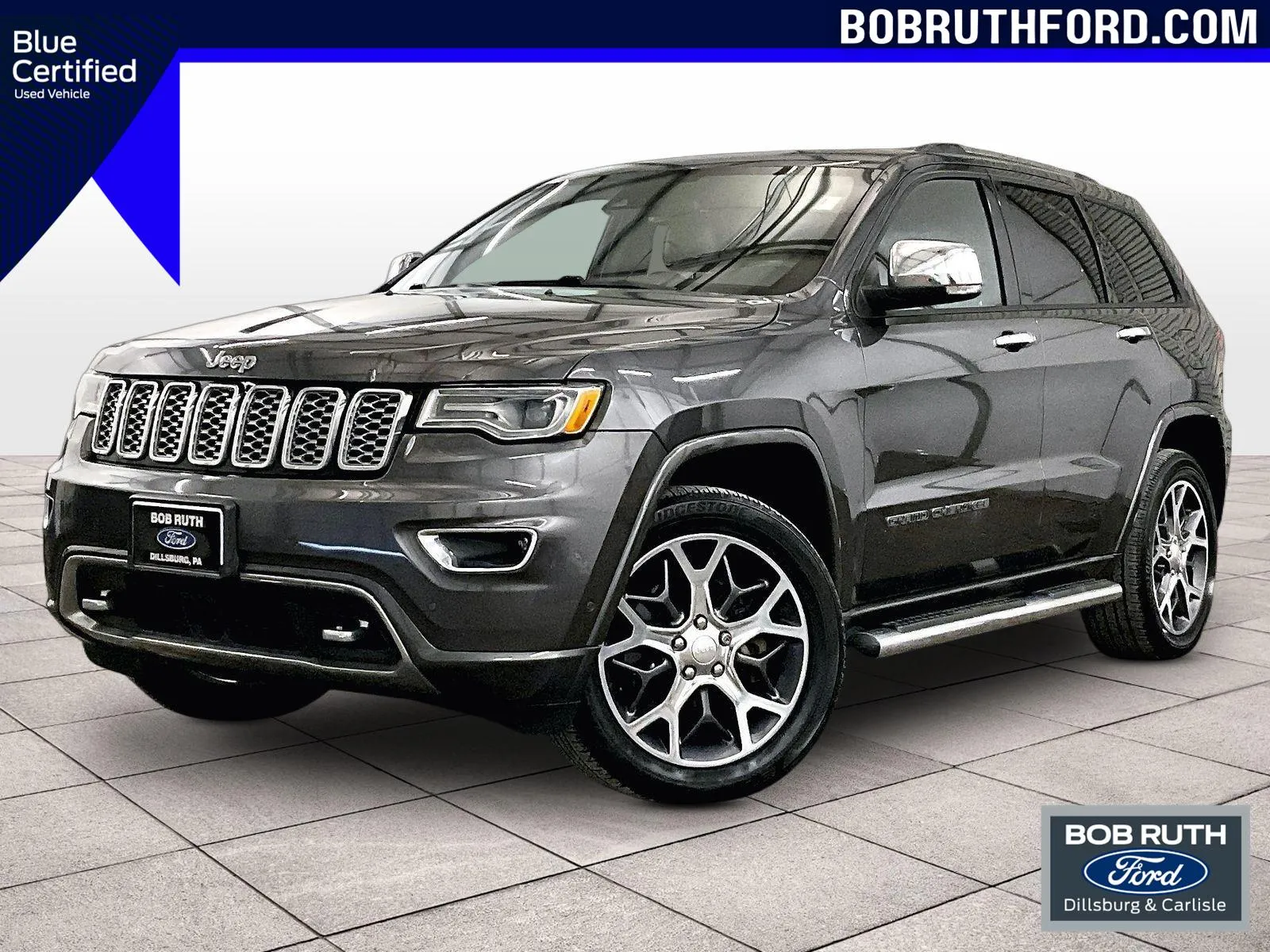 Gray 2019 Jeep Grand Cherokee Overland for sale in Dillsburg, PA