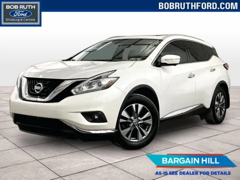 White 2015 Nissan Murano SL for sale in Dillsburg, PA