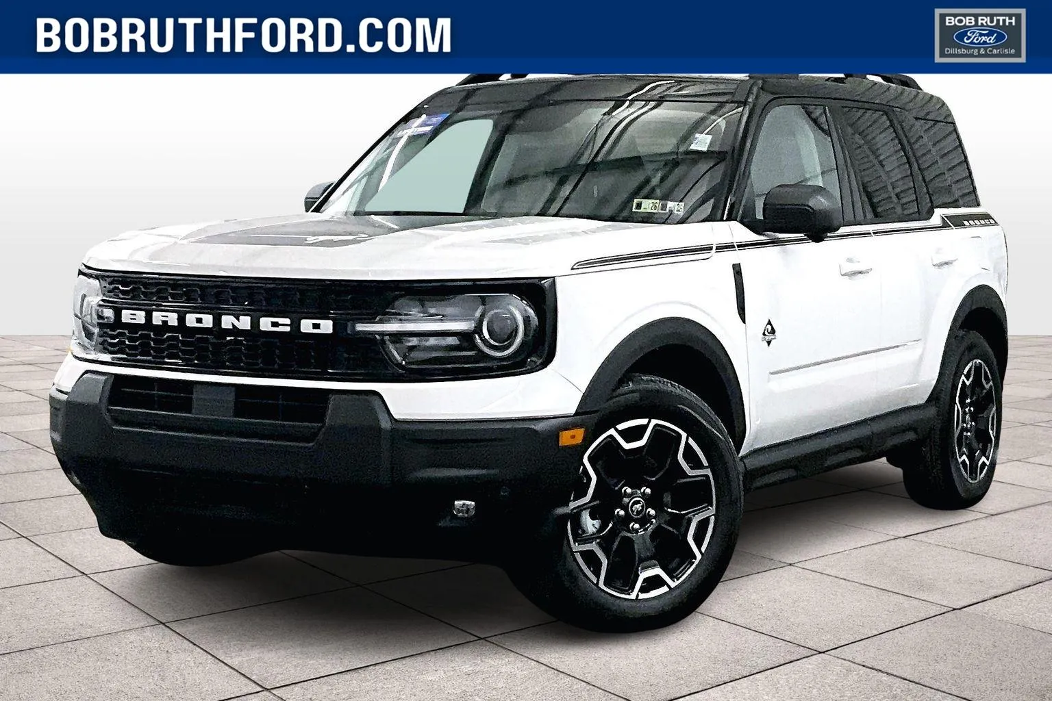 White 2025 Ford Bronco Sport Outer Banks for sale in Dillsburg, PA