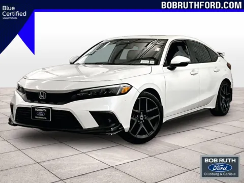 White 2022 Honda Civic Hatchback Sport Touring for sale in Dillsburg, PA