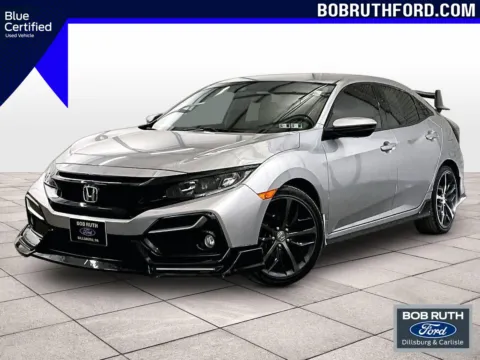 Silver 2021 Honda Civic Hatchback Sport for sale in Dillsburg, PA