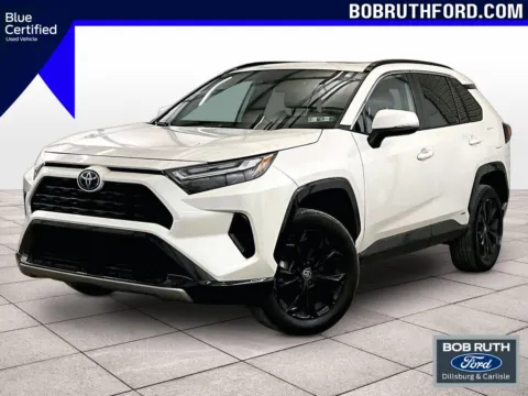 White 2022 Toyota RAV4 Hybrid SE for sale in Dillsburg, PA