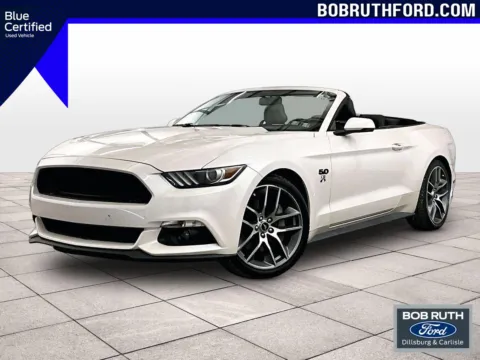 White 2017 Ford Mustang GT Premium for sale in Dillsburg, PA