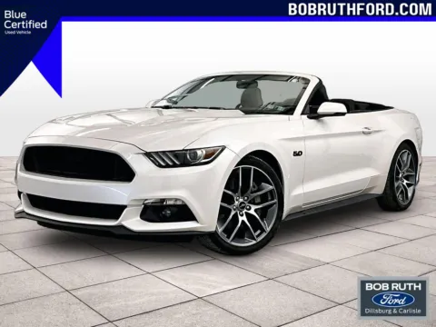 White 2017 Ford Mustang GT Premium for sale in Dillsburg, PA