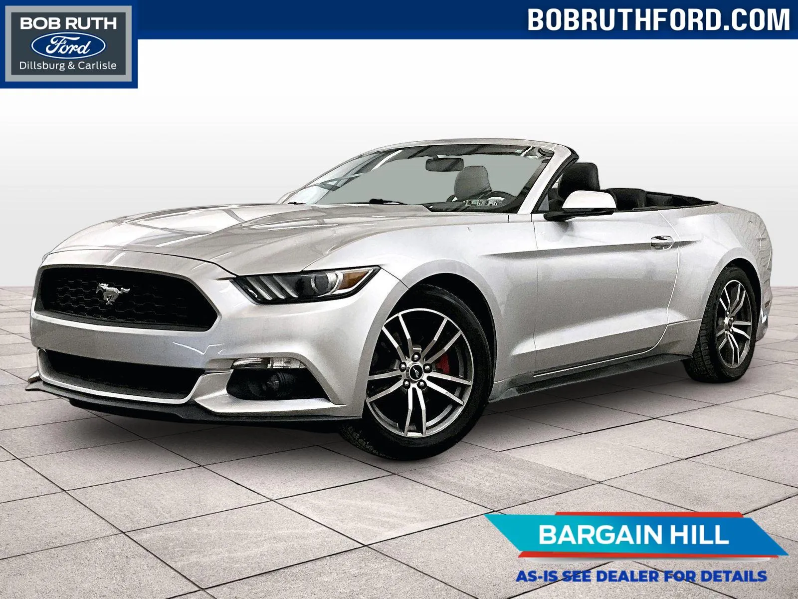 Used 2016 Ford Mustang EcoBoost Premium with VIN 1FATP8UH6G5328825 for sale in Dillsburg, PA