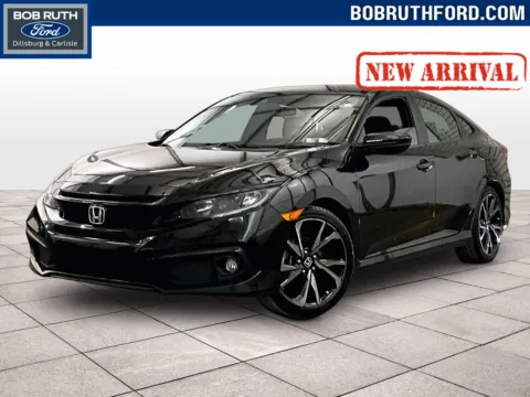 Black 2019 Honda Civic Sedan Sport for sale in Dillsburg, PA
