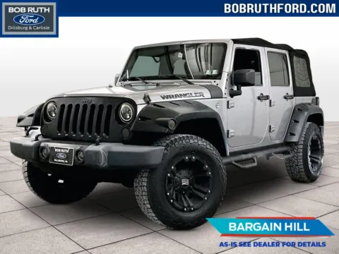 Silver 2016 Jeep Wrangler Unlimited Black Bear for sale in Dillsburg, PA