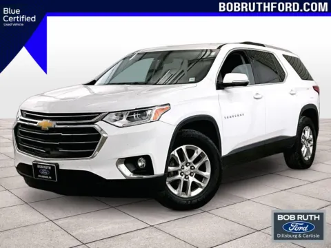 White 2018 Chevrolet Traverse LT Cloth for sale in Dillsburg, PA