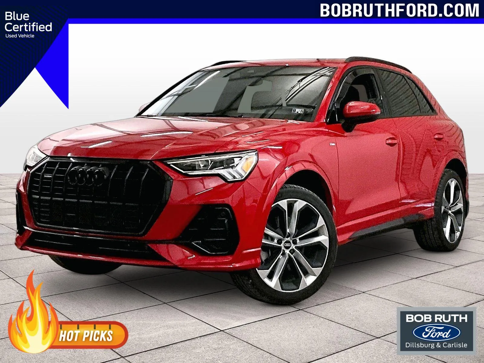 Red 2022 Audi Q3 S line Premium Plus for sale in Dillsburg, PA
