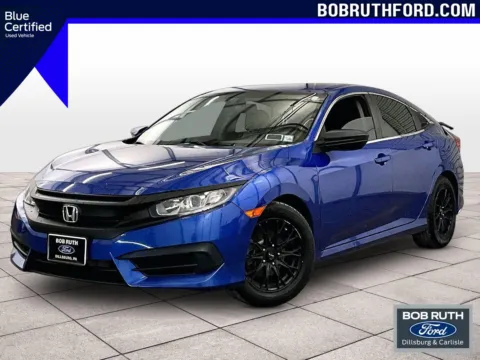 Blue 2018 Honda Civic Sedan LX for sale in Dillsburg, PA