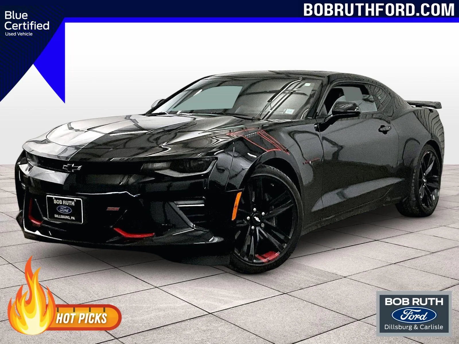 Black 2018 Chevrolet Camaro 2SS for sale in Dillsburg, PA