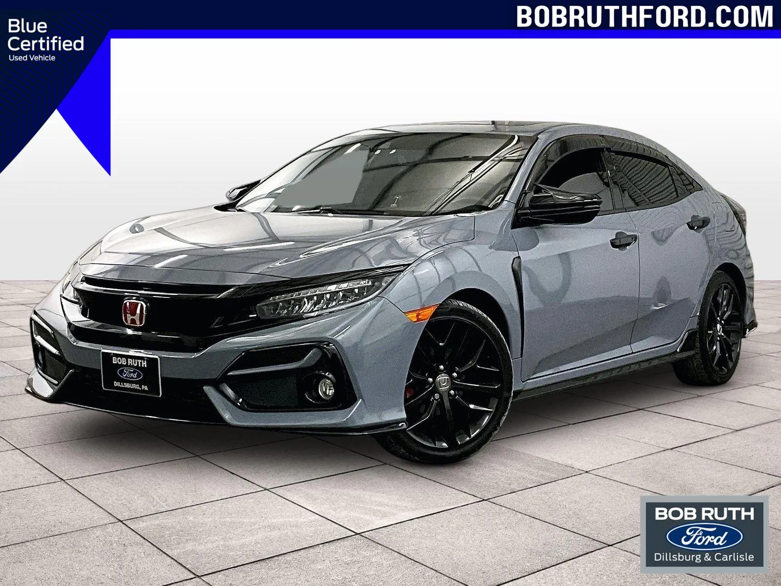 Gray 2021 Honda Civic Hatchback Sport Touring for sale in Dillsburg, PA