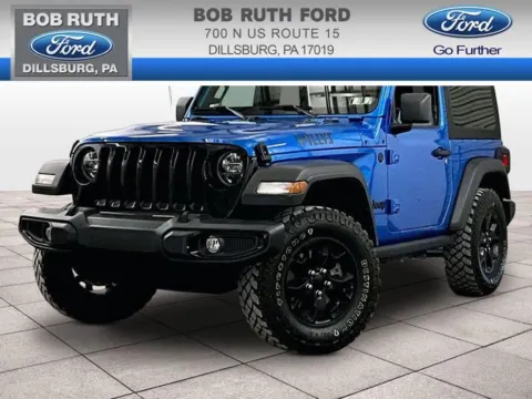 Blue 2021 Jeep Wrangler Willys for sale in Dillsburg, PA