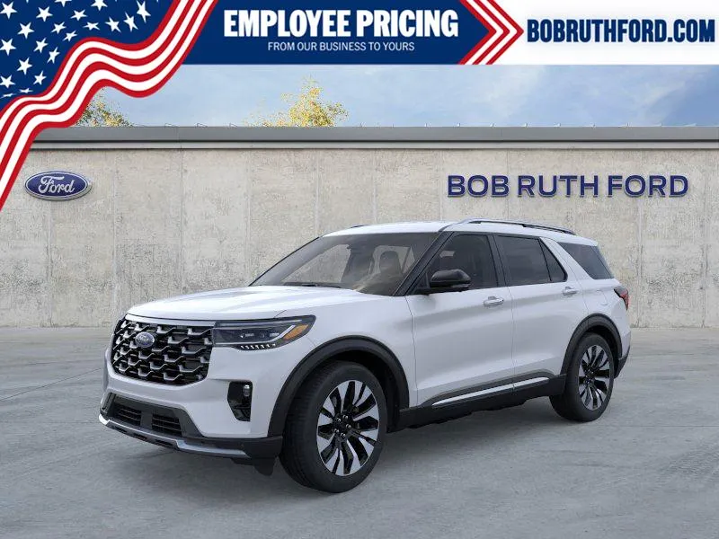 White 2026 Ford Explorer Platinum for sale in Dillsburg, PA