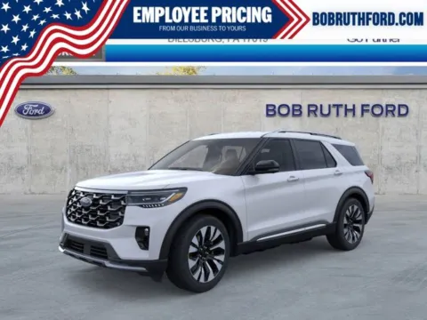 White 2026 Ford Explorer Platinum for sale in Dillsburg, PA