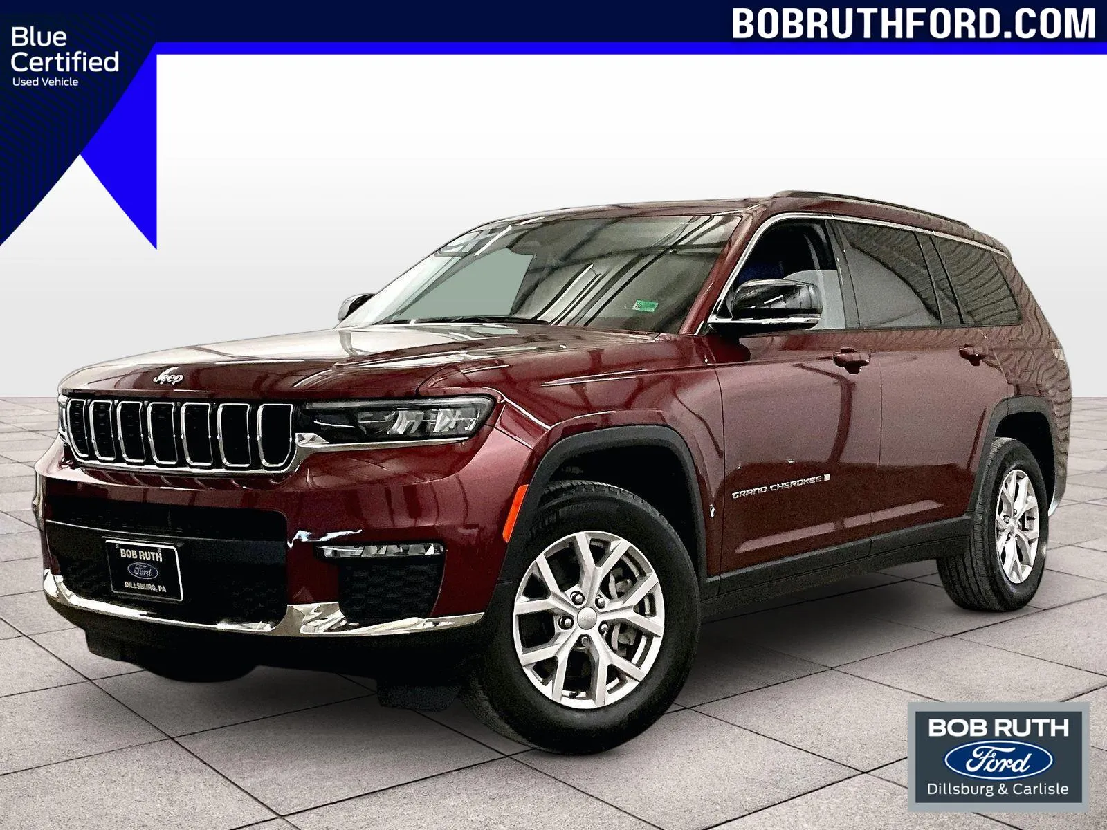 Red 2021 Jeep Grand Cherokee L Limited for sale in Dillsburg, PA
