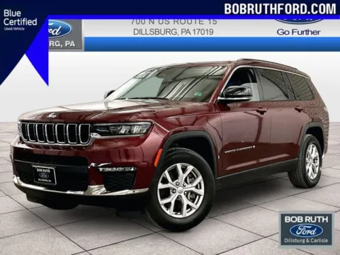 Red 2021 Jeep Grand Cherokee L Limited for sale in Dillsburg, PA