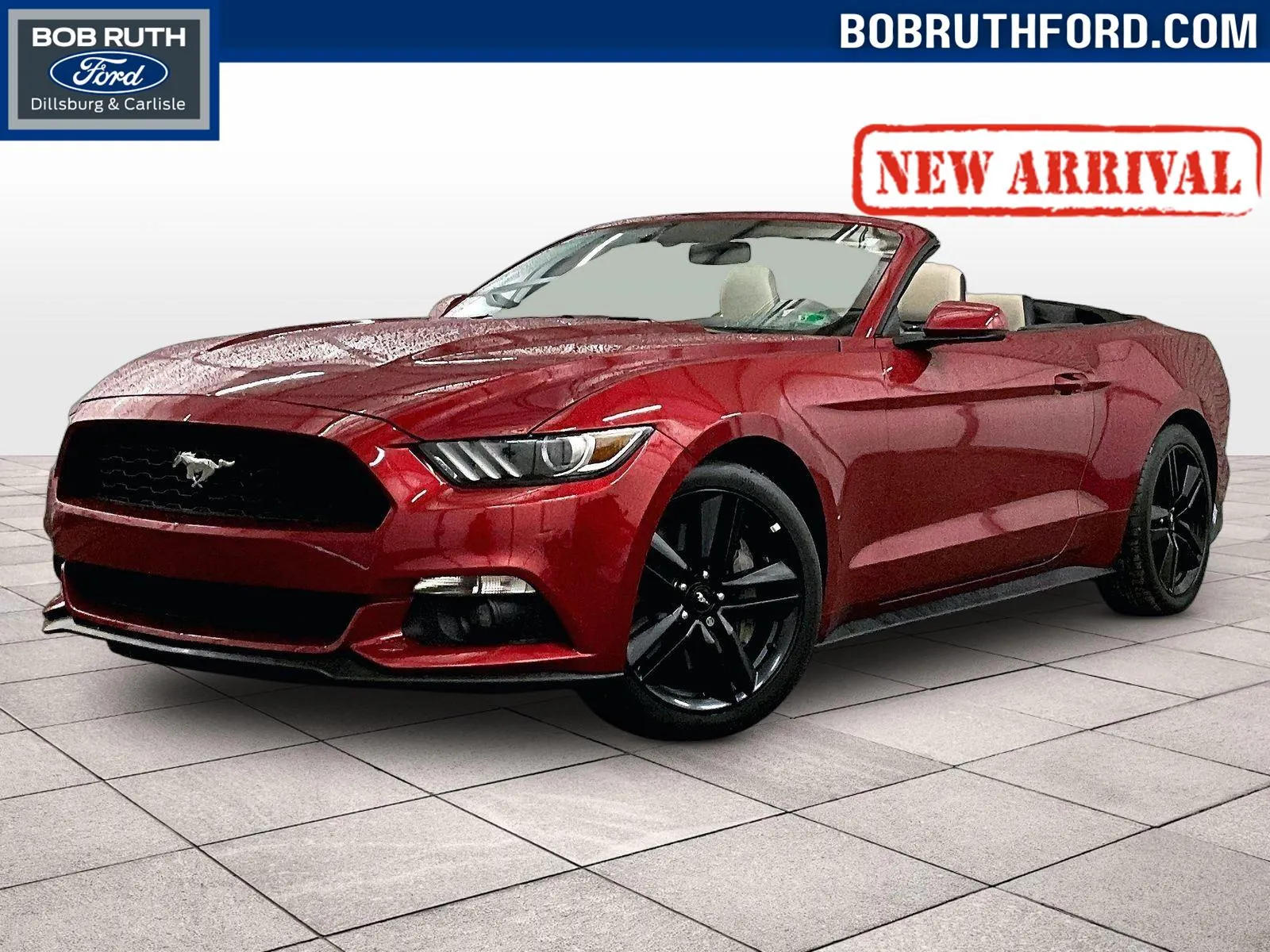 Red 2016 Ford Mustang EcoBoost Premium for sale in Dillsburg, PA