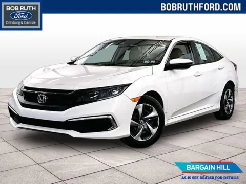 White 2021 Honda Civic LX for sale in Dillsburg, PA