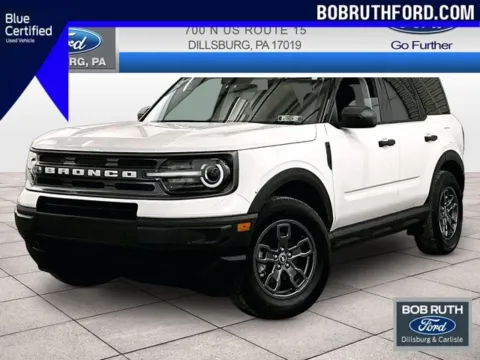 White 2024 Ford Bronco Sport Big Bend for sale in Dillsburg, PA