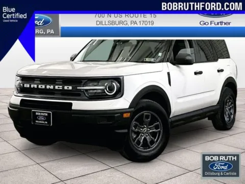 White 2024 Ford Bronco Sport Big Bend for sale in Dillsburg, PA