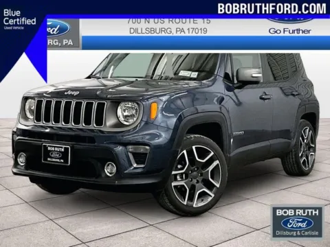 Blue 2021 Jeep Renegade Limited for sale in Dillsburg, PA