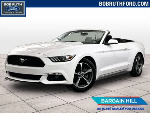 White 2015 Ford Mustang V6 for sale in Dillsburg, PA