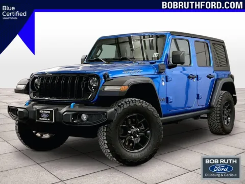 Blue 2024 Jeep Wrangler 4xe Willys for sale in Dillsburg, PA
