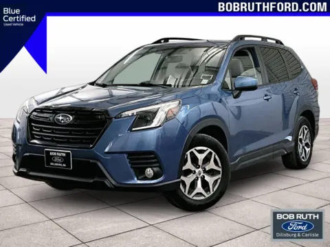 Blue 2022 Subaru Forester Premium for sale in Dillsburg, PA